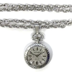 Caravelle Silver Necklace with Pendant